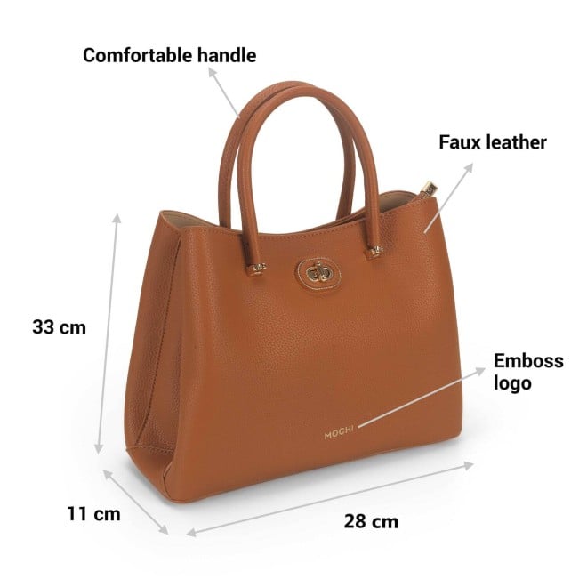 Mochi Women Tan Casual Satchels (SKU: 66-737-23-10)