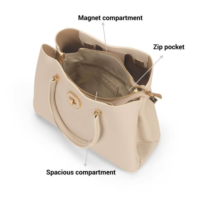 Mochi Women Off White Casual Satchels (SKU: 66-737-66-10)