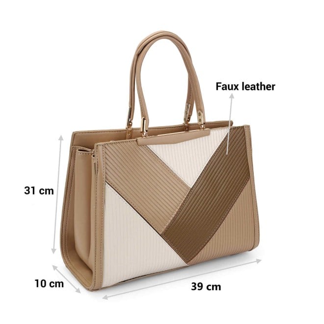 Mochi Women Beige Casual Satchels (SKU: 66-738-20-10)