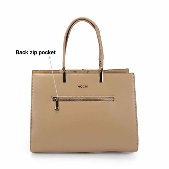 Mochi Women Beige Casual Satchels (SKU: 66-738-20-10)