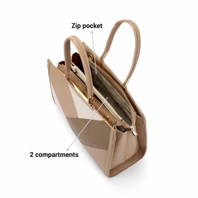 Mochi Women Beige Casual Satchels (SKU: 66-738-20-10)