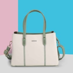 Women White Casual Satchels