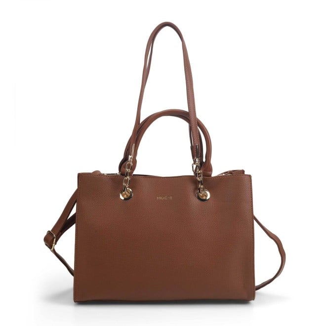 Mochi Women Brown Casual Tote Bag (SKU: 66-740-12-10)
