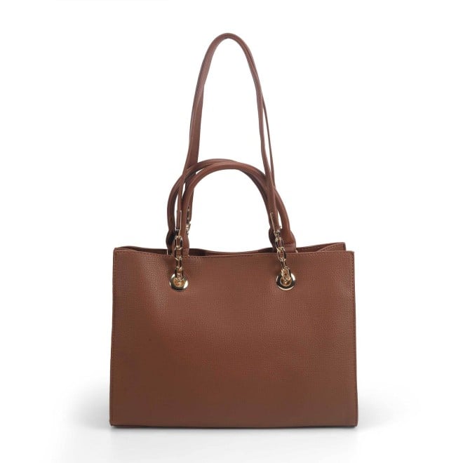 Mochi Women Brown Casual Tote Bag (SKU: 66-740-12-10)