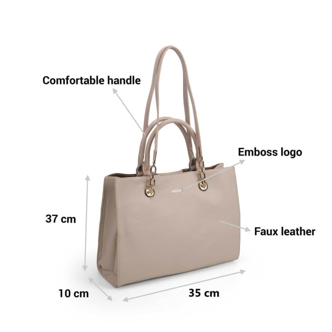 Mochi Women Off White Casual Tote Bag (SKU: 66-740-66-10)