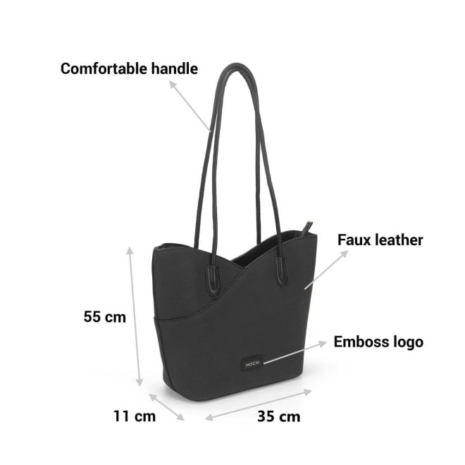 Mochi Women Black Casual Shoulder Bag (SKU: 66-744-11-10)
