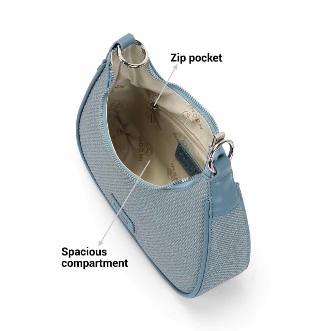 Mochi Women Blue Casual Sling Bag (SKU: 66-745-45-10)