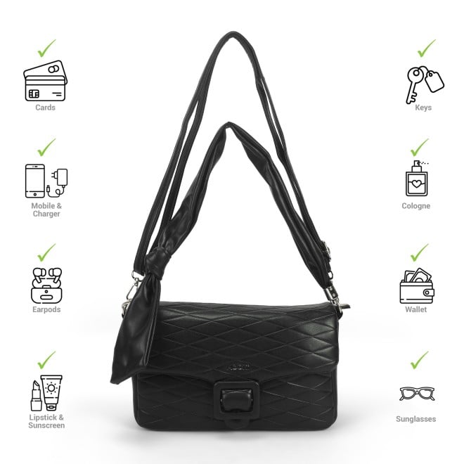 Mochi Women Black Shoulder Bag (SKU: 66-747-11-10)