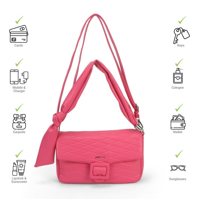 Mochi Women Pink Shoulder Bag (SKU: 66-747-24-10)