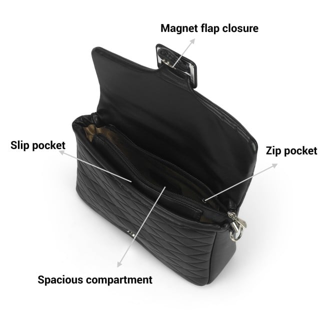 Mochi Women Black Shoulder Bag (SKU: 66-747-11-10)