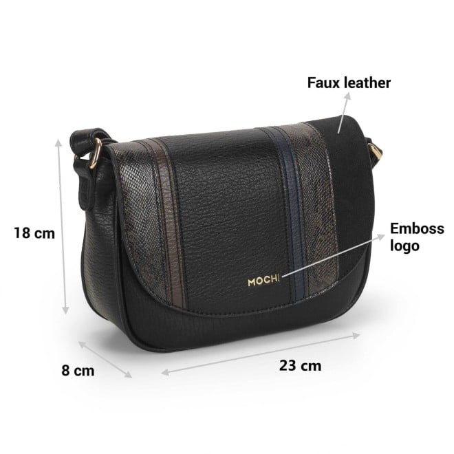 Mochi Women Black Casual Sling Bag (SKU: 66-749-11-10)