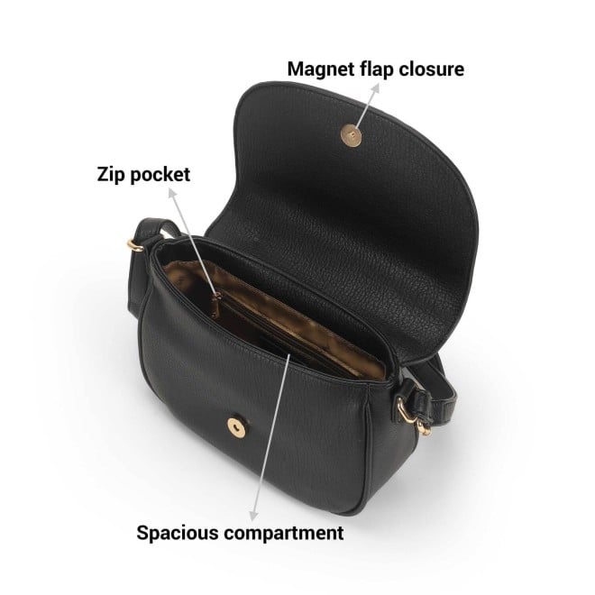 Mochi Women Black Casual Sling Bag (SKU: 66-749-11-10)