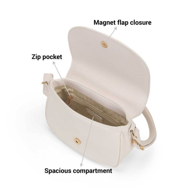 Mochi Women Off White Casual Sling Bag (SKU: 66-749-66-10)