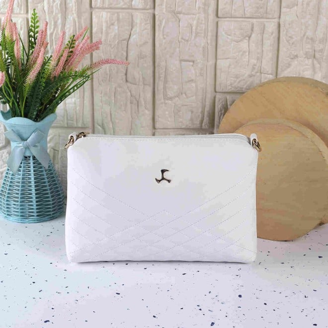 Mochi Women White Casual Sling Bag