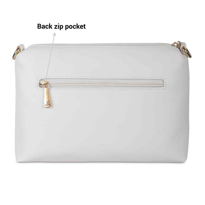 Mochi Women White Casual Sling Bag (SKU: 66-7549-16-10)