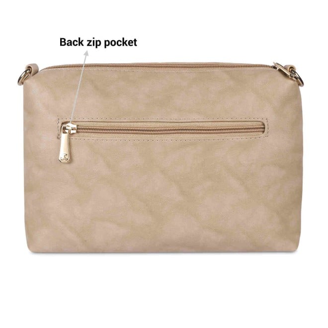 Mochi Women Beige Casual Sling Bag (SKU: 66-7549-20-10)