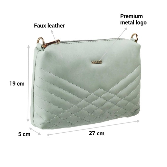Mochi Women Light-green Sling Bag (SKU: 66-7549-60-10)