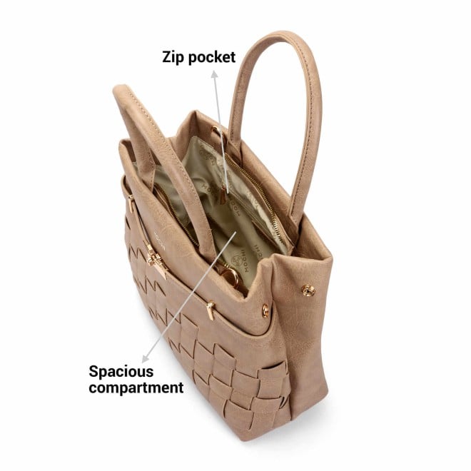 Mochi Women Beige Casual Shoulder Bag (SKU: 66-755-20-10)