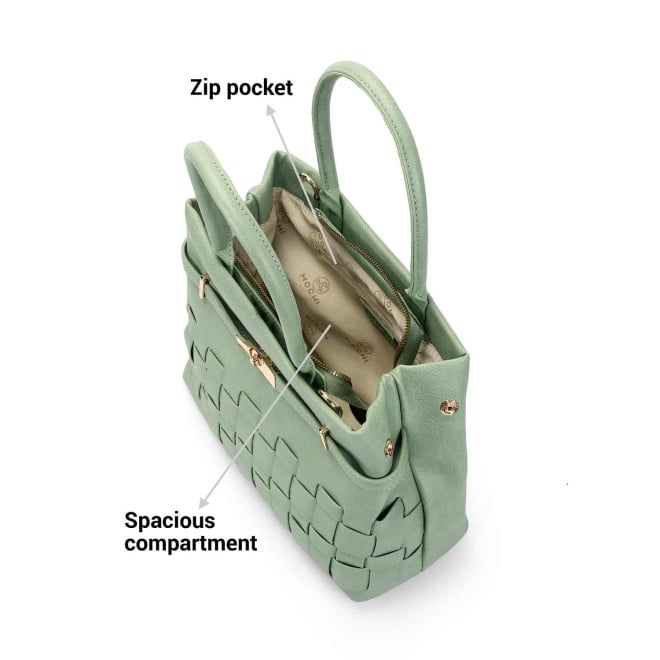 Mochi Women Light green Casual Shoulder Bag (SKU: 66-755-60-10)