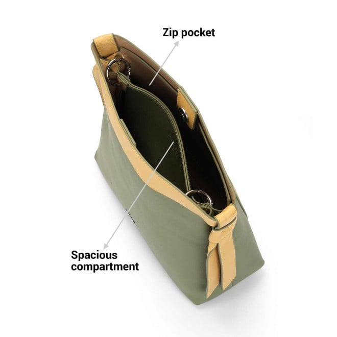 Mochi Women Green Casual Sling Bag (SKU: 66-757-21-10)
