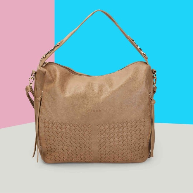 Mochi Women Beige Casual Shoulder Bag (SKU: 66-760-20-10)