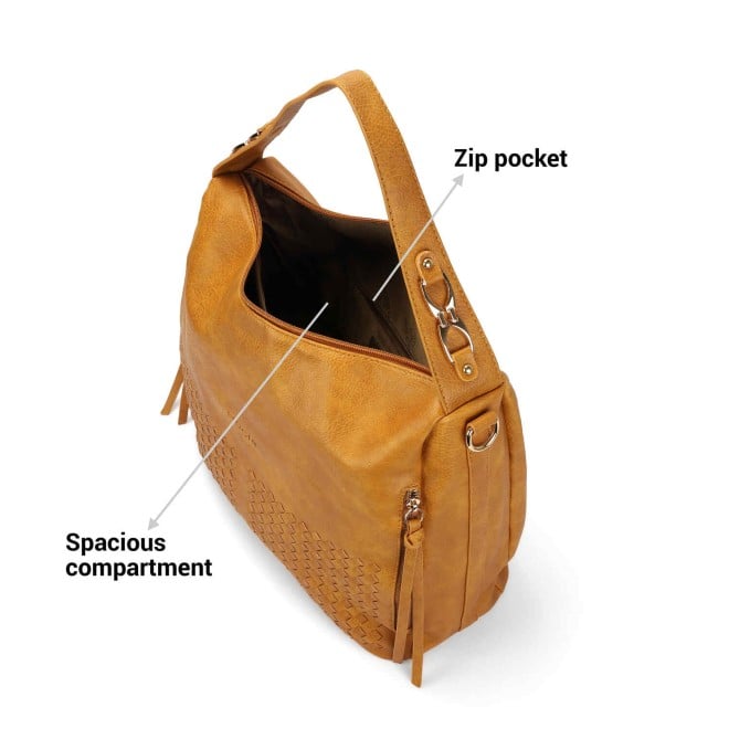 Mochi Women Yellow Casual Shoulder Bag (SKU: 66-760-33-10)