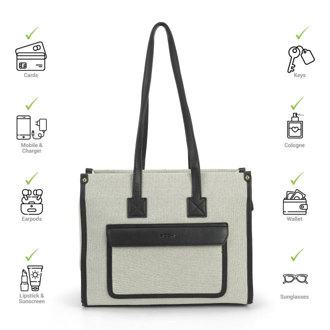 Mochi Women Black Tote Bag (SKU: 66-761-11-10)