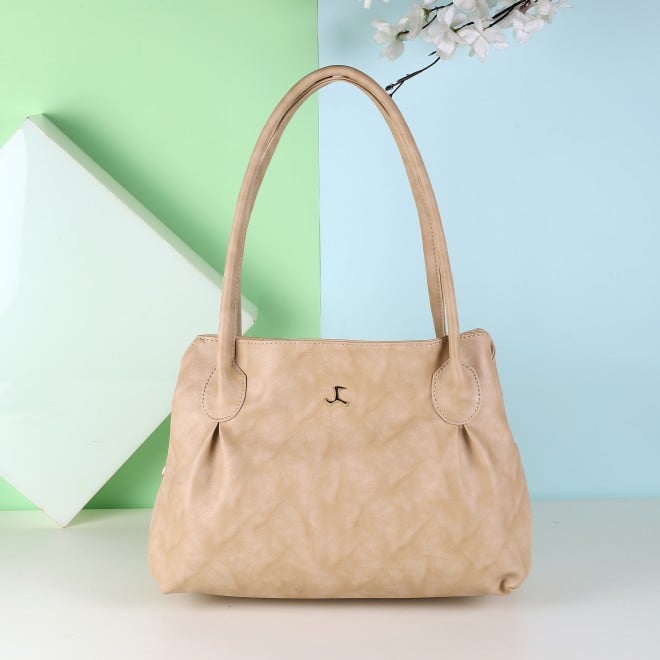 Mochi Women Beige Casual Shoulder Bag