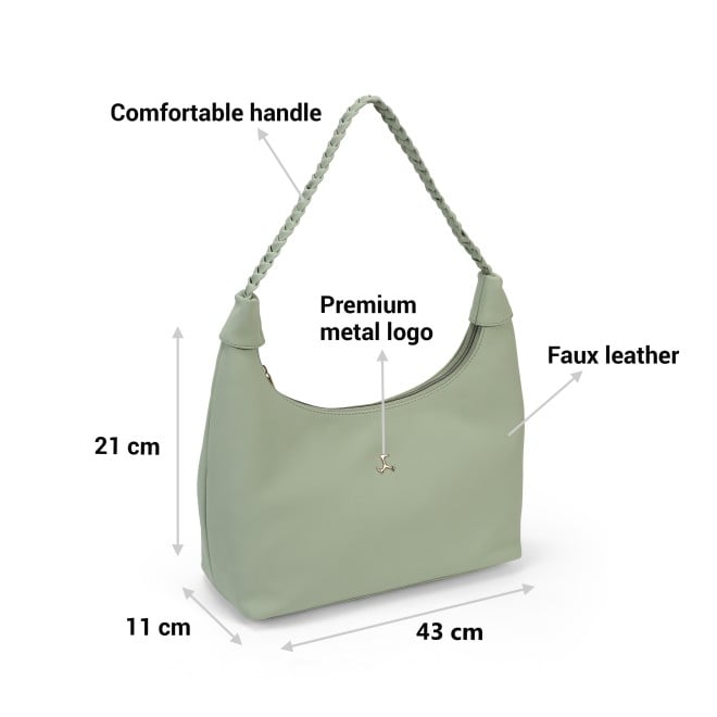 Mochi Women Light-green Hand Bags Hobo Bags (SKU: 66-765-60-10)