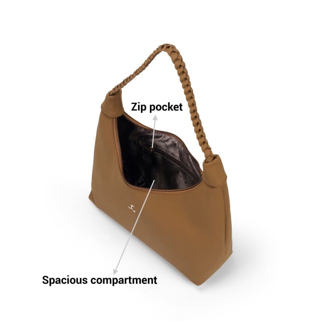 Mochi Women Tan Hand Bags Hobo Bags (SKU: 66-765-23-10)