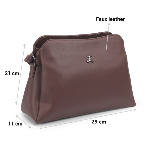 Mochi Women Purple Hand Bags Zip Top Sling (SKU: 66-771-26-10)