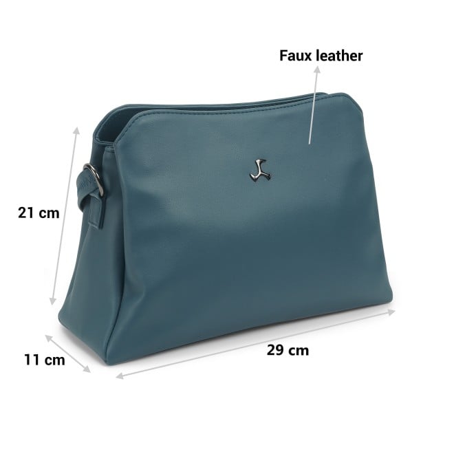 Mochi Women Blue Hand Bags Zip Top Sling (SKU: 66-771-45-10)