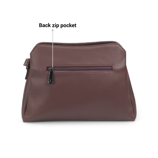 Mochi Women Purple Hand Bags Zip Top Sling (SKU: 66-771-26-10)
