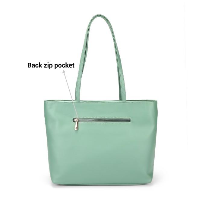 Mochi Women Green Hand Bags Tote bag (SKU: 66-7731-21-10)