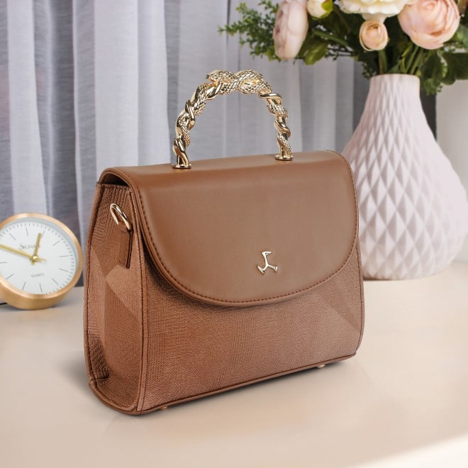 Mochi Women Light-brown Satchel Bag (SKU: 66-774-41-10)