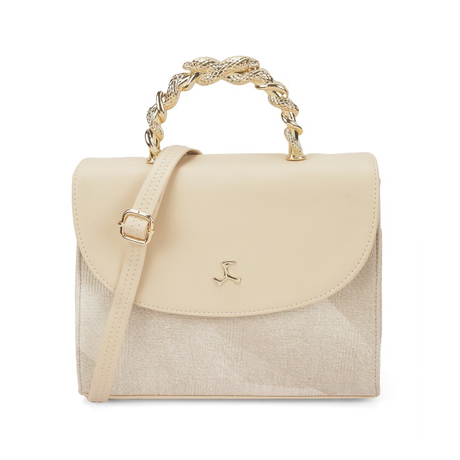Mochi Women Beige Satchel Bag (SKU: 66-774-20-10)