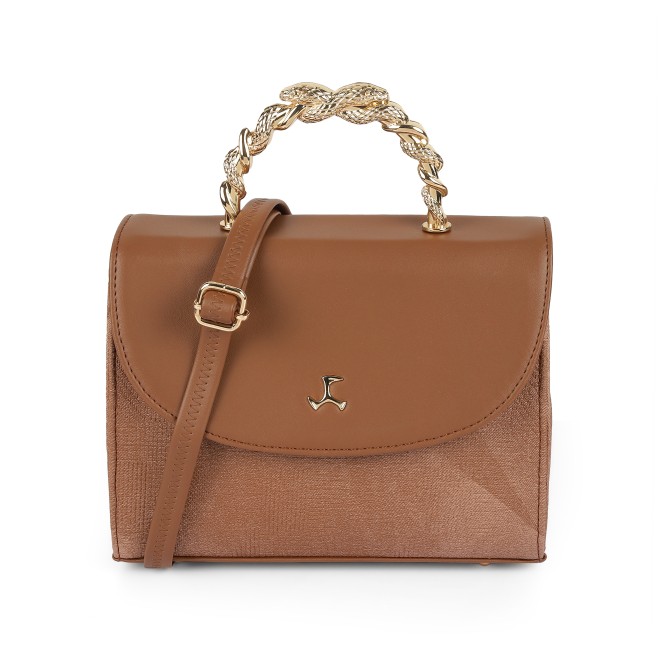 Mochi Women Light-brown Satchel Bag (SKU: 66-774-41-10)