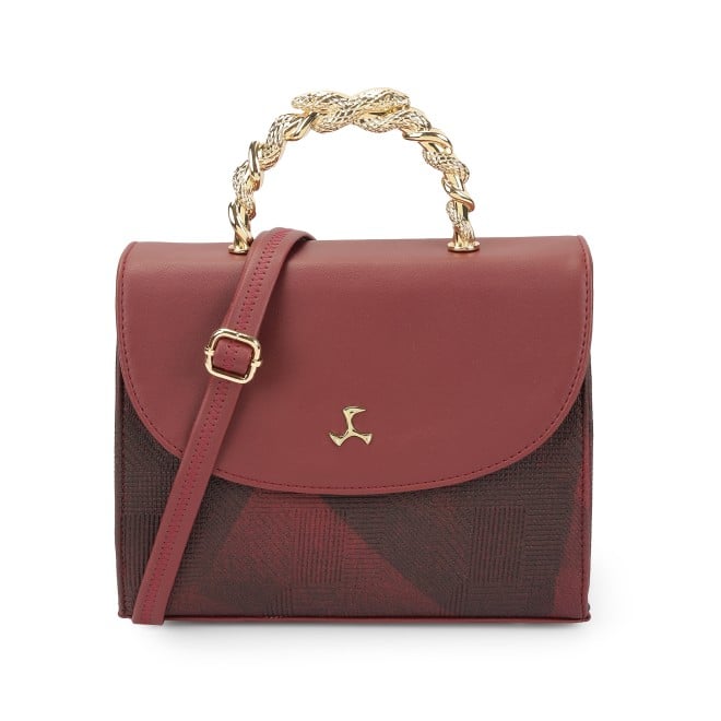 Mochi Women Maroon Satchel Bag (SKU: 66-774-44-10)