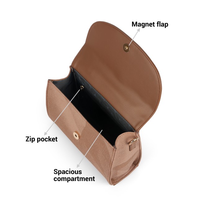 Mochi Women Light-brown Satchel Bag (SKU: 66-774-41-10)