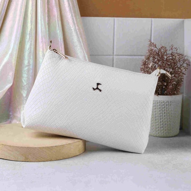 Mochi Women White Casual Sling Bag