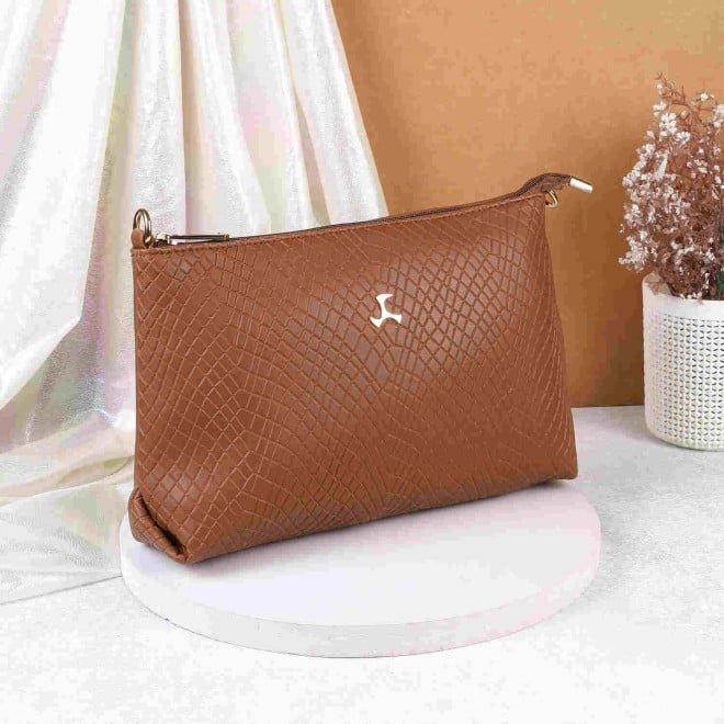 Mochi Women Tan Casual Sling Bag