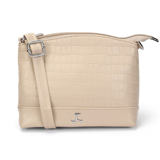 Mochi Women Beige Hand Bags Zip Top Sling (SKU: 66-778-20-10)