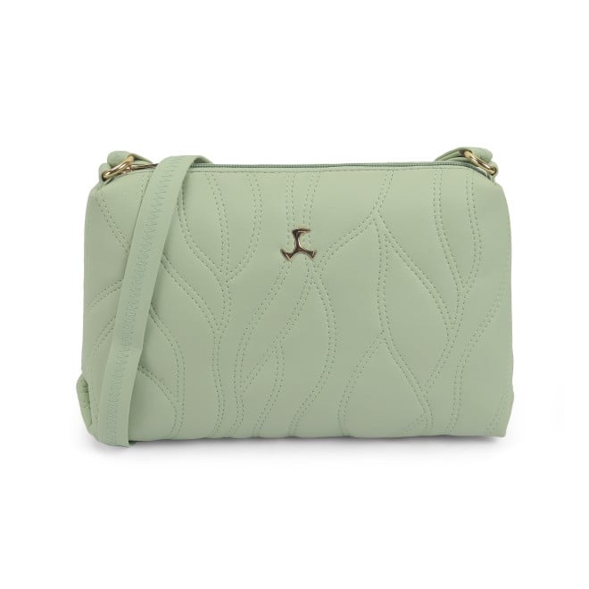 Mochi Women Light-green Hand Bags Zip Top Sling (SKU: 66-779-60-10)