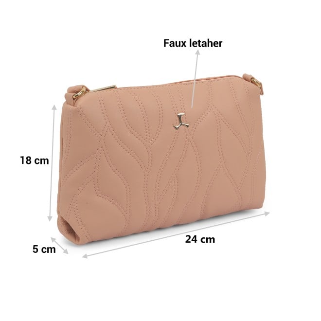 Mochi Women Pink Hand Bags Zip Top Sling (SKU: 66-779-24-10)