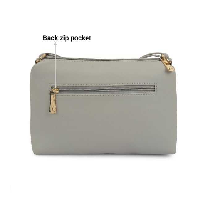 Mochi Women Grey Hand Bags Zip Top Sling (SKU: 66-779-14-10)