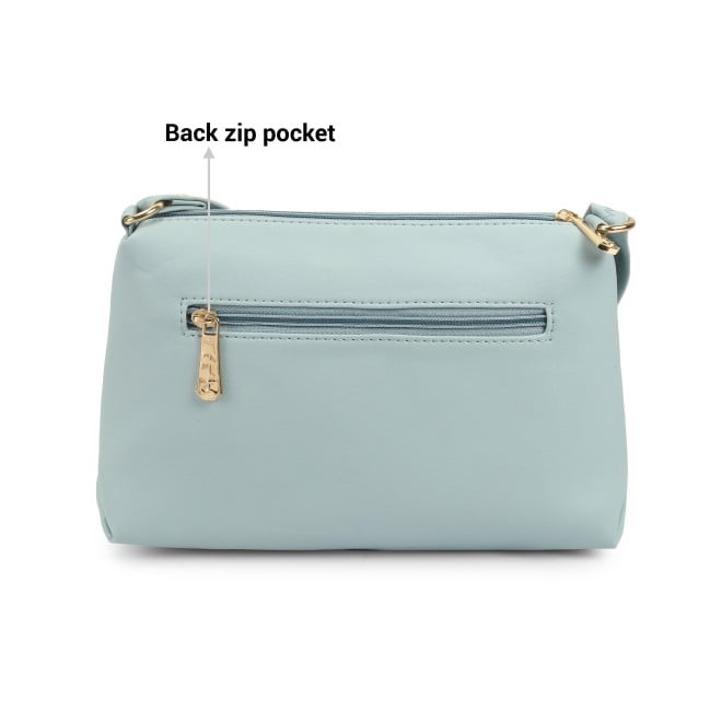Mochi Women Light-blue Hand Bags Zip Top Sling (SKU: 66-779-32-10)