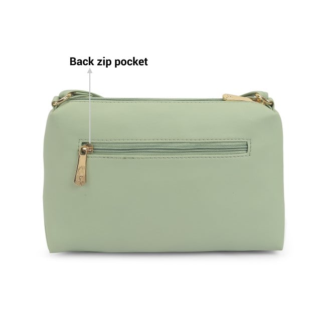 Mochi Women Light-green Hand Bags Zip Top Sling (SKU: 66-779-60-10)
