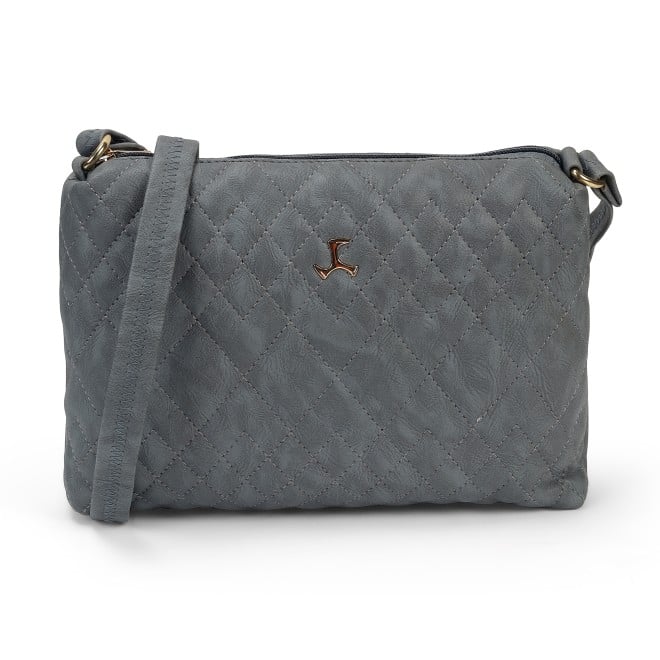 Mochi Women Grey Hand Bags Zip Top Sling