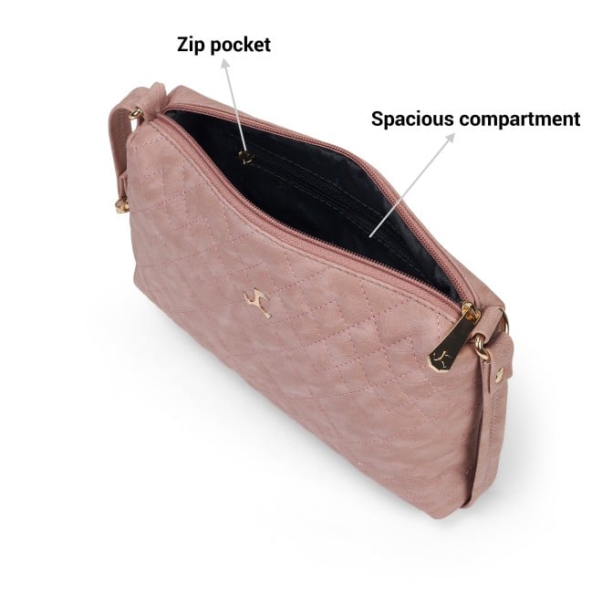 Mochi Women Pink Hand Bags Zip Top Sling (SKU: 66-781-24-10)