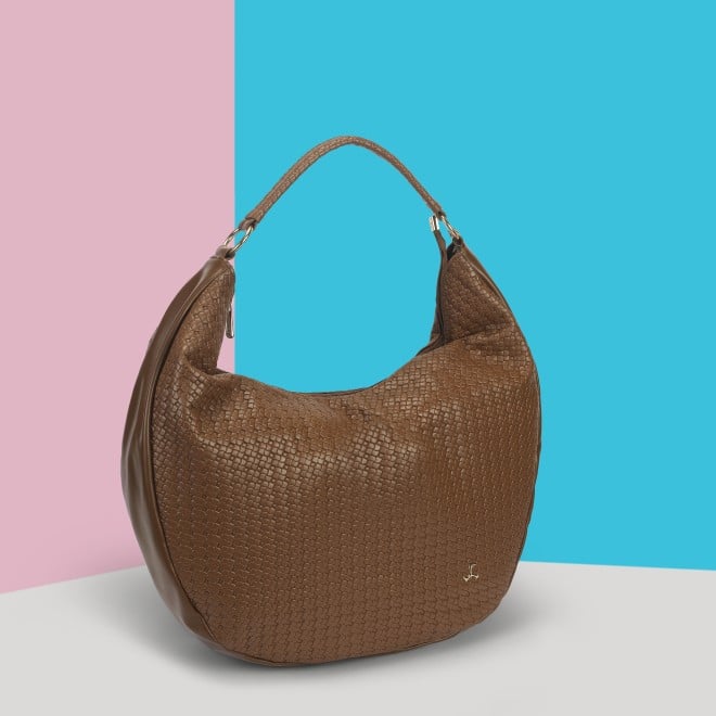 Mochi Women Brown Hobo Bag